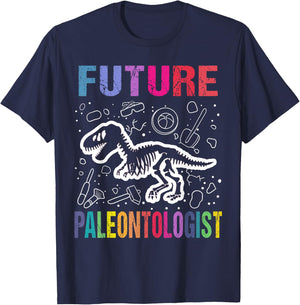 Funny Future Paleontologist Shirt Kids Dinosaur Fossil Poison T-Shirt - T-Shirt | Navy