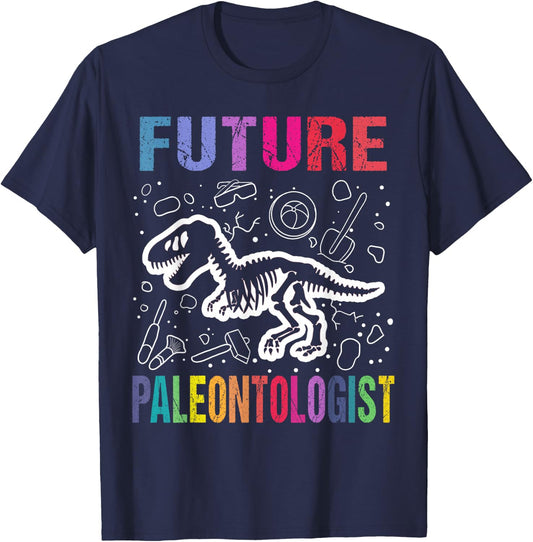 Funny Future Paleontologist Shirt Kids Dinosaur Fossil Poison T-Shirt - T-Shirt | Navy