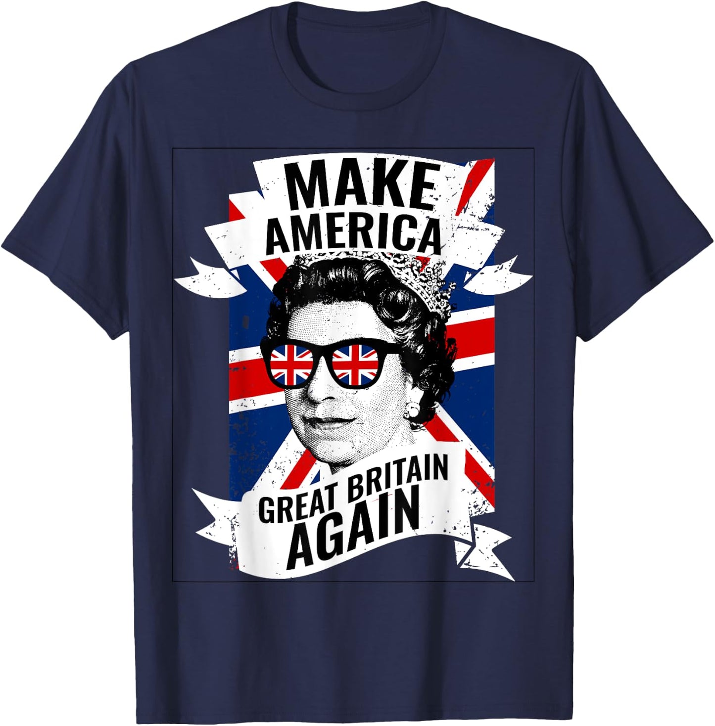 Make America Great Britain Again Shirt T-Shirt - T-Shirt | Navy