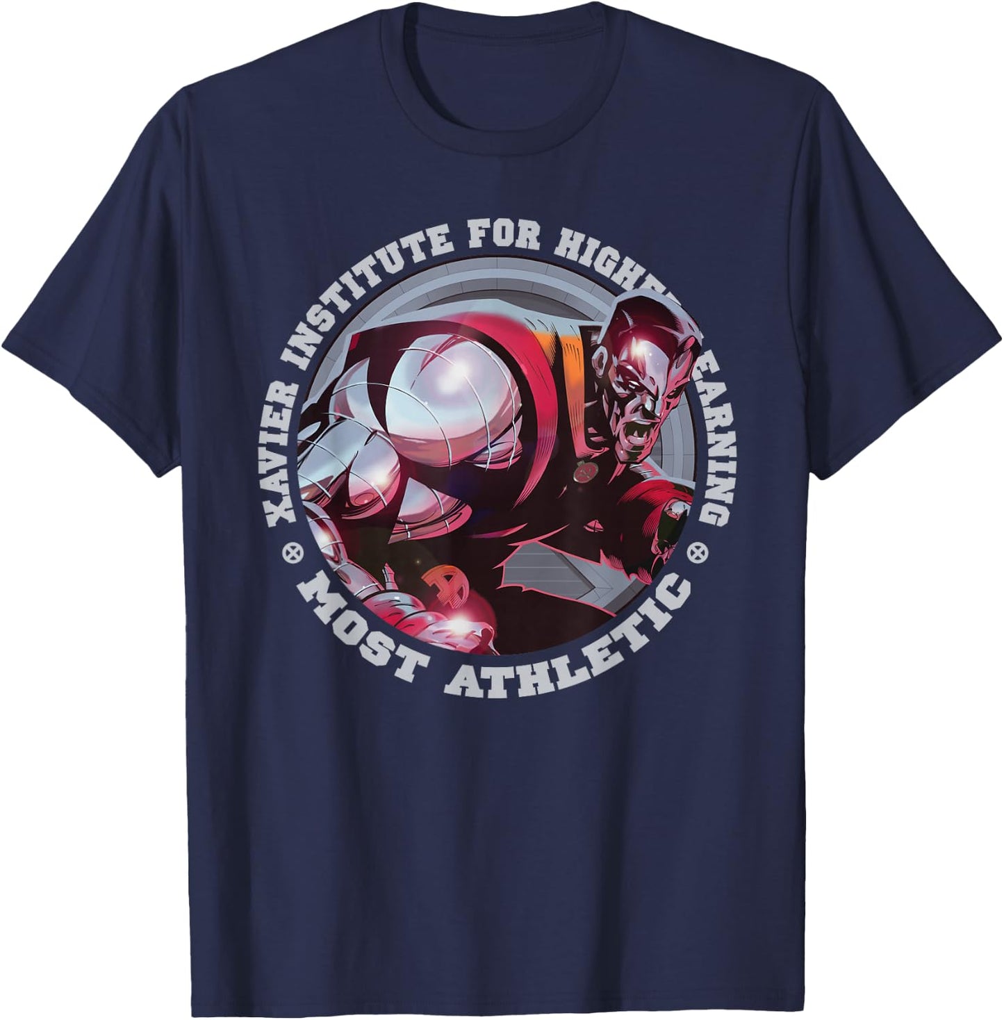 Marvel X-Men Colossus Most Athletic T-Shirt - T-Shirt | Navy