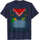 Cute Farmer Costume Halloween | Funny Simple Farming Gift T-Shirt - T-Shirt | Navy