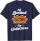 All Booked For Christmas Book Gingerbread Women Bookaholic T-Shirt - T-Shirt | Navy