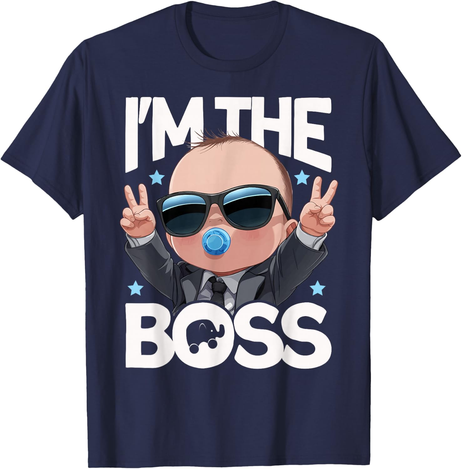 Baby Boss "I'm The Boss" Like A Boss Kids T-Shirt - T-Shirt | Navy