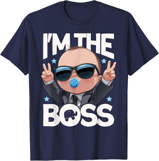 Baby Boss "I'm The Boss" Like A Boss Kids T-Shirt - T-Shirt | Navy