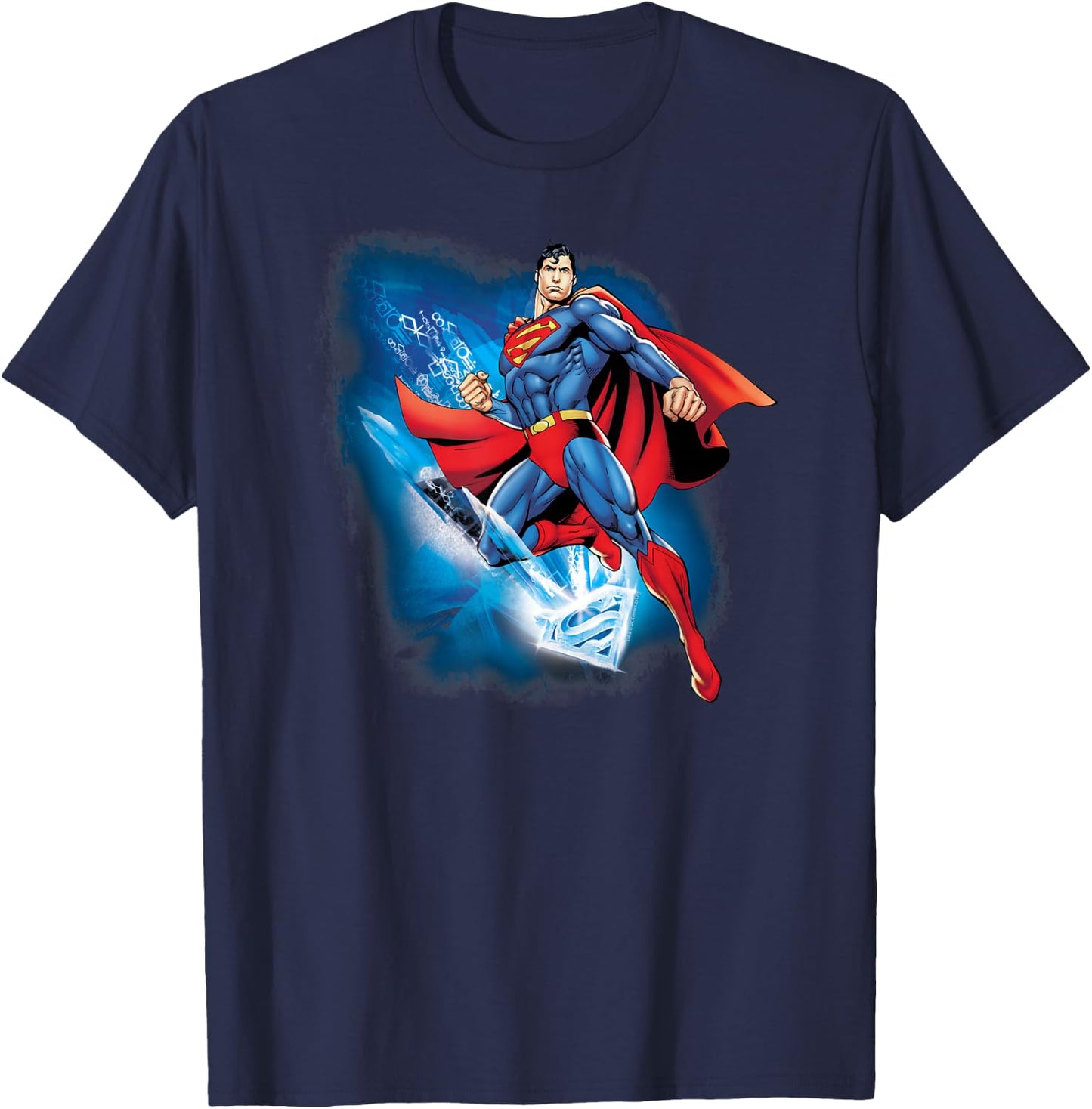Superman Crystallize T-Shirt - T-Shirt | Navy