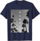 Hawaiian Shirts With Palm Trees Cool Hawaii Vacation GIfts T-Shirt - T-Shirt | Navy