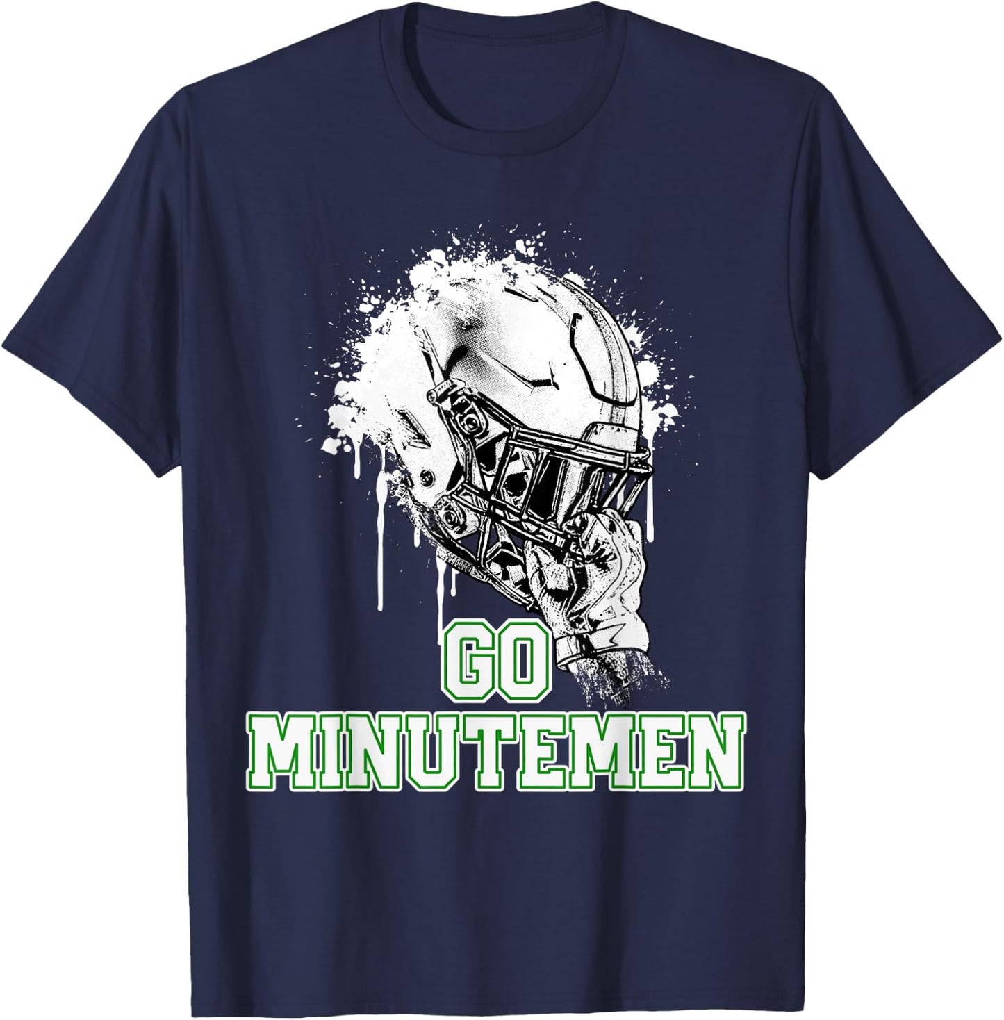Concord Minutemen Rising Helmet GO! T-Shirt - T-Shirt | Navy