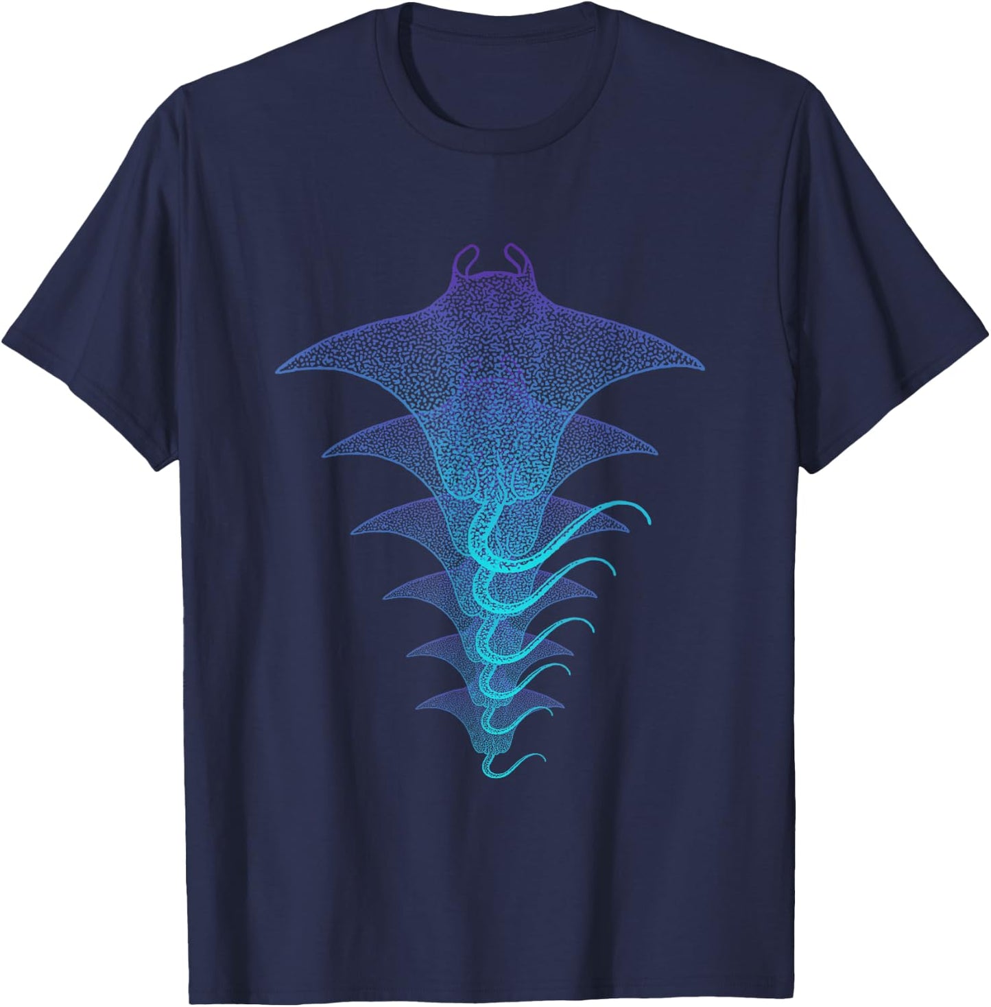 Manta Ray Aquarium Shirt Gift T-Shirt - T-Shirt | Navy
