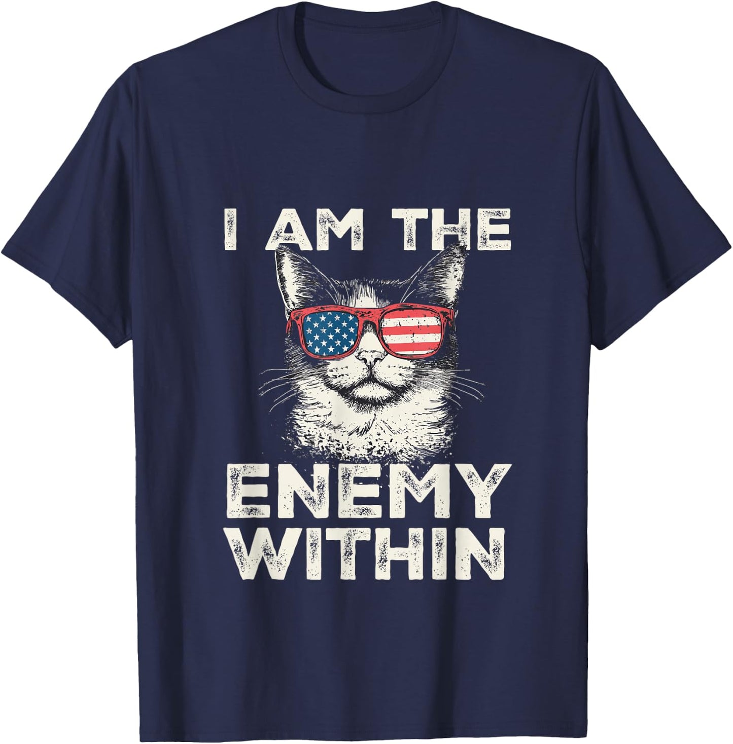 I Am The Enemy Within T-Shirt - T-Shirt | Navy