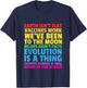 EARTH ISN'T FLAT STAND UP FOR SCIENCE REAL Earth Day T-Shirt - T-Shirt | Navy