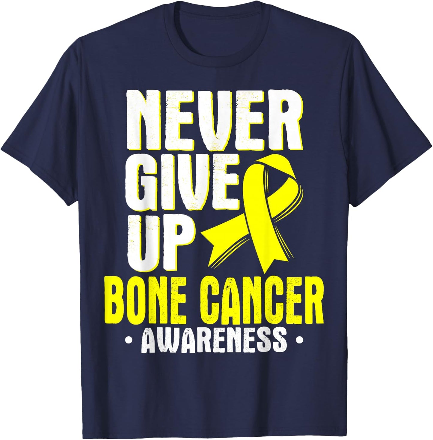 Bone Cancer - Ewing's Sarcoma Awareness T Shirt T-Shirt - T-Shirt | Navy