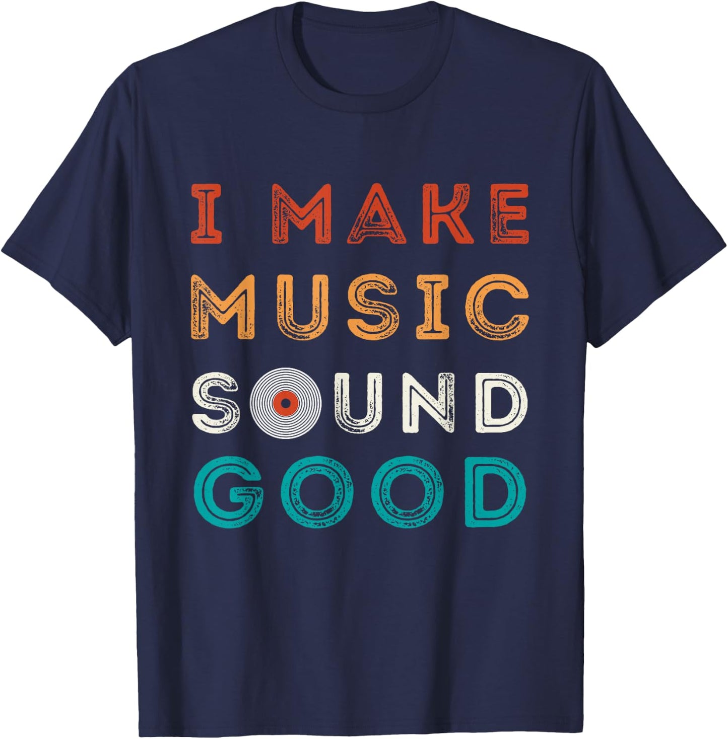 Funny Music Producer Audio Recording Engineers T-Shirt - T-Shirt | Navy
