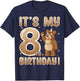 It's My 8th Birthday Teddy Bear Kids 8 Years Old T-Shirt - T-Shirt | Navy