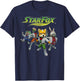 Nintendo Star Fox Retro Group Shot T-Shirt - T-Shirt | Navy