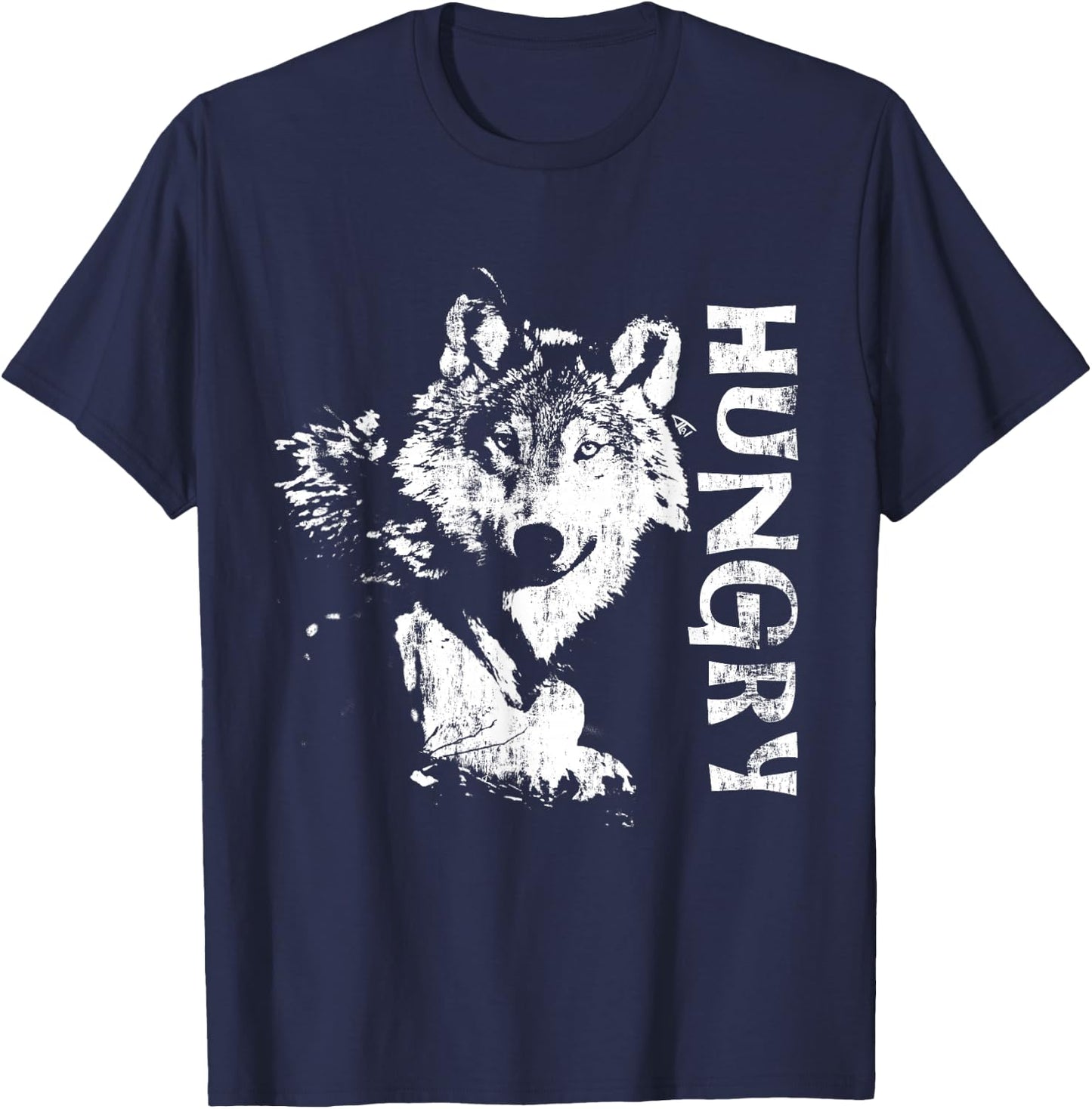 Hungry Like the Wolf T-Shirt - T-Shirt | Navy