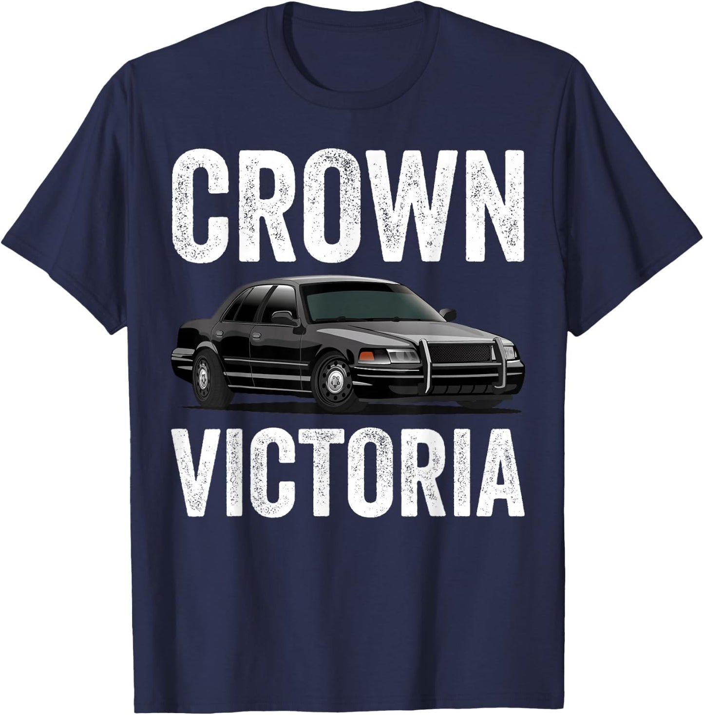 Crown Victoria P71 Cop Car T-Shirt - T-Shirt | Navy