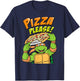 Teenage Mutant Ninja Turtles Pizza Please T-Shirt - T-Shirt | Navy