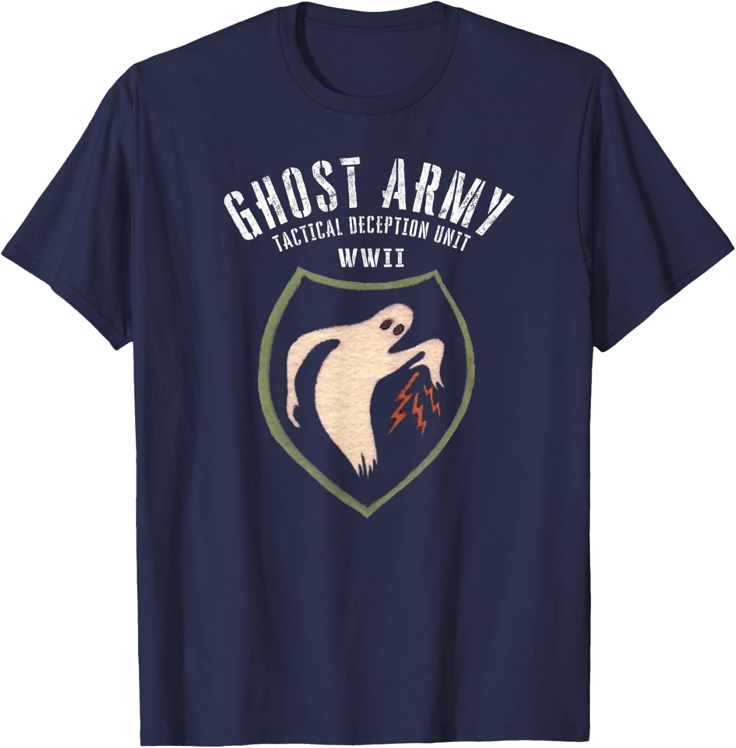 Ghost Army World War 2 Tactical Deception Unit T-Shirt - T-Shirt | Navy