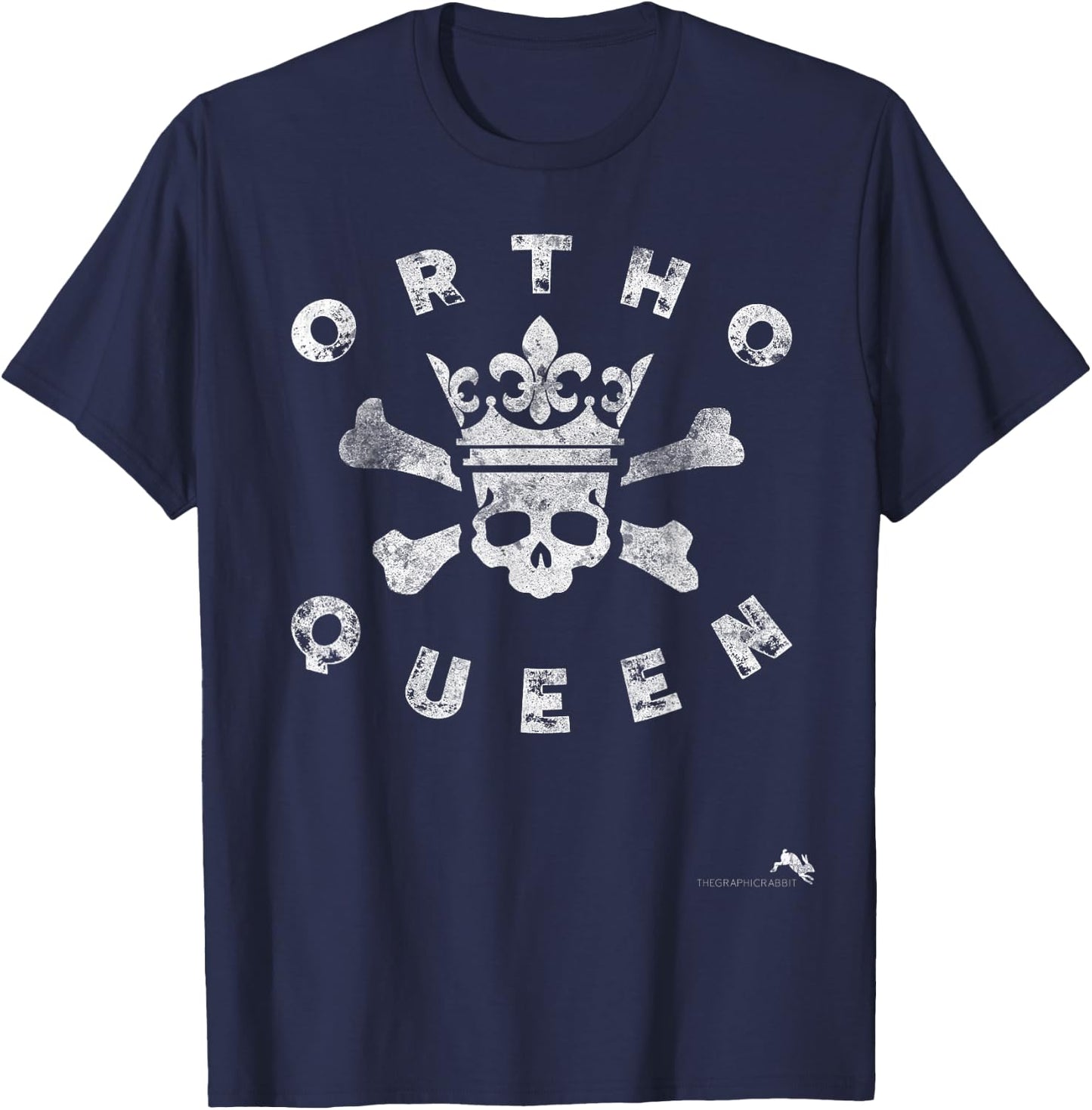 Ortho Queen - Nurse & Surgical Tech T-Shirt - T-Shirt | Navy
