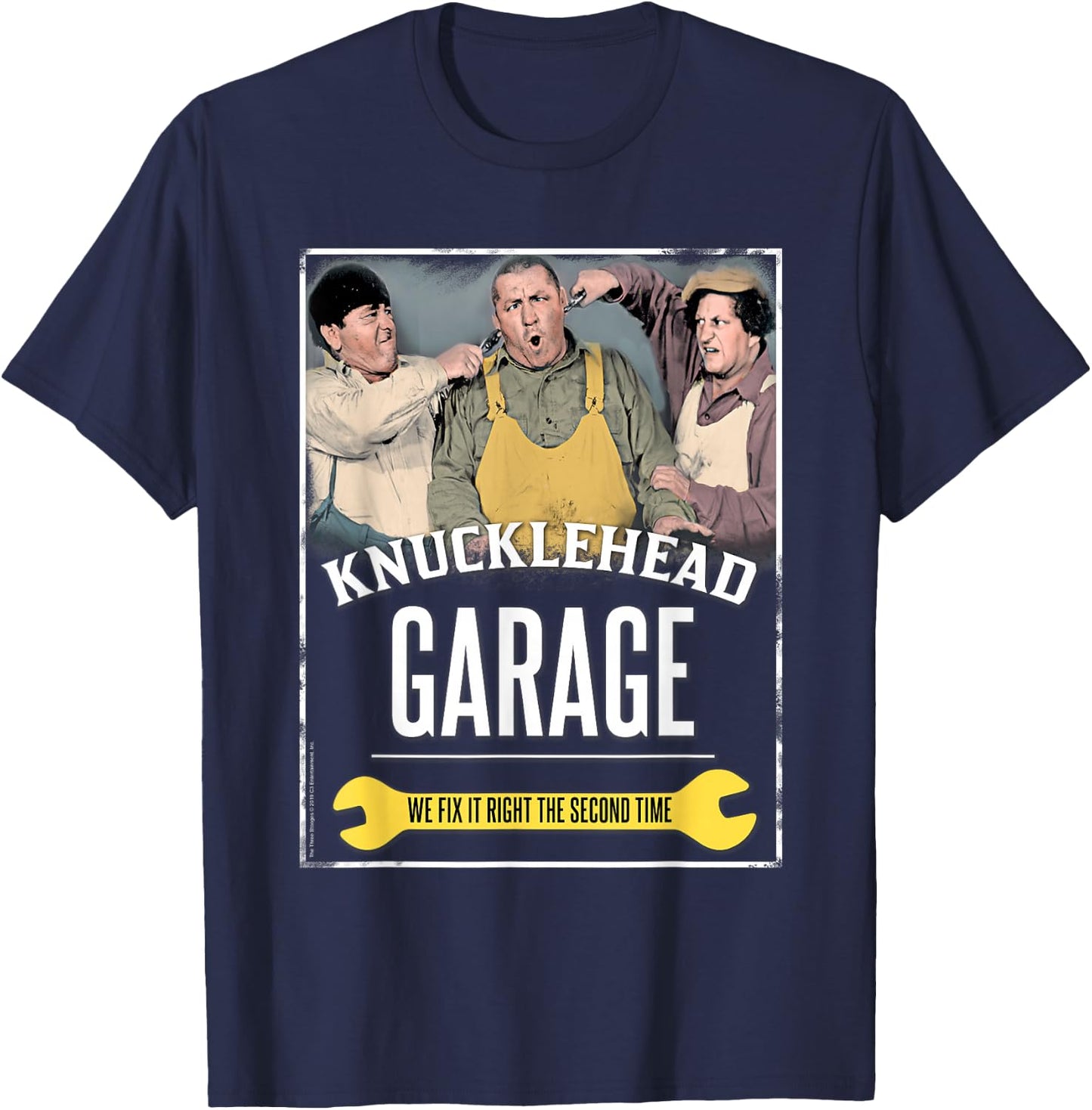 TTS- Knucklehead Garage T-Shirt - T-Shirt | Navy