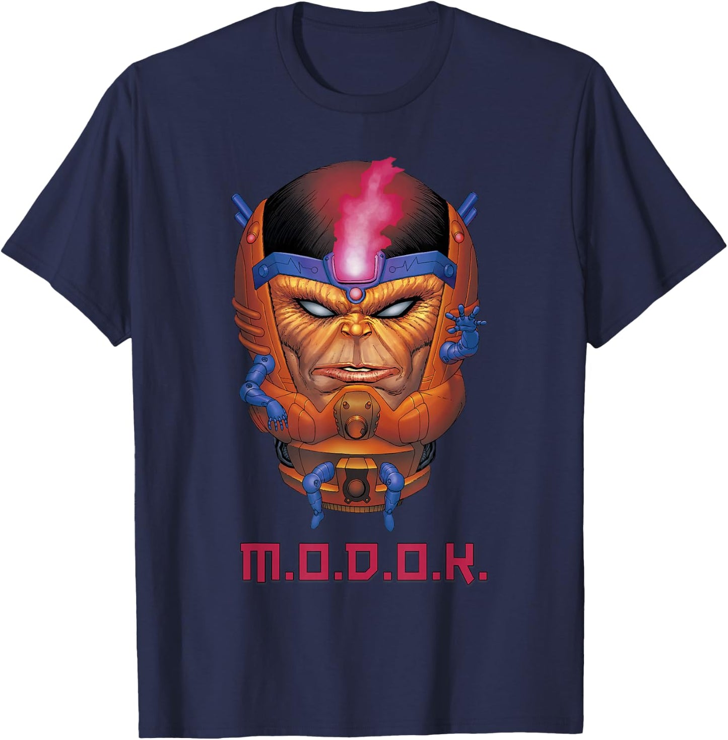 Marvel MODOK Mobile Organism Designed For A Graphic T-Shirt - T-Shirt | Navy