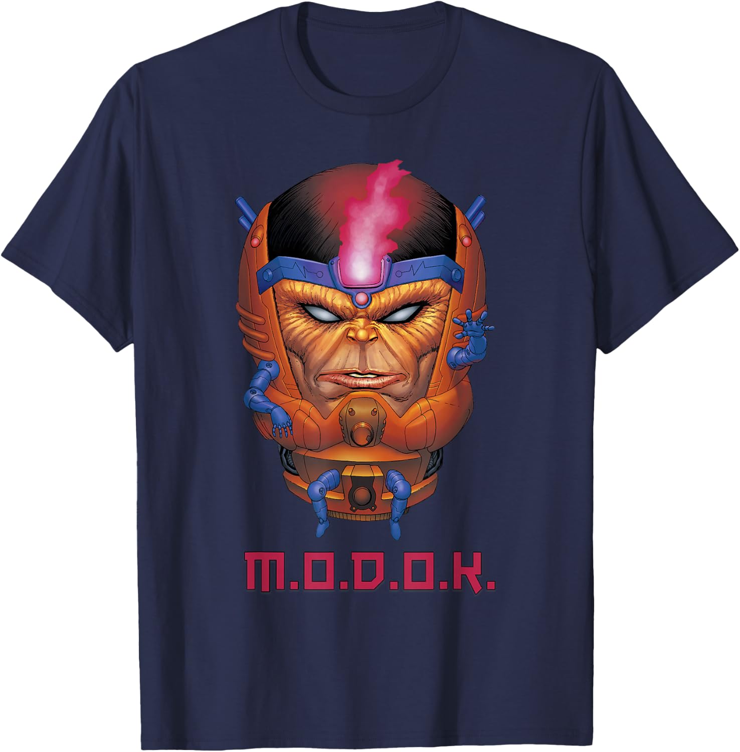Marvel MODOK Mobile Organism Designed For A Graphic T-Shirt - T-Shirt | Navy