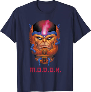 Marvel MODOK Mobile Organism Designed For A Graphic T-Shirt - T-Shirt | Navy