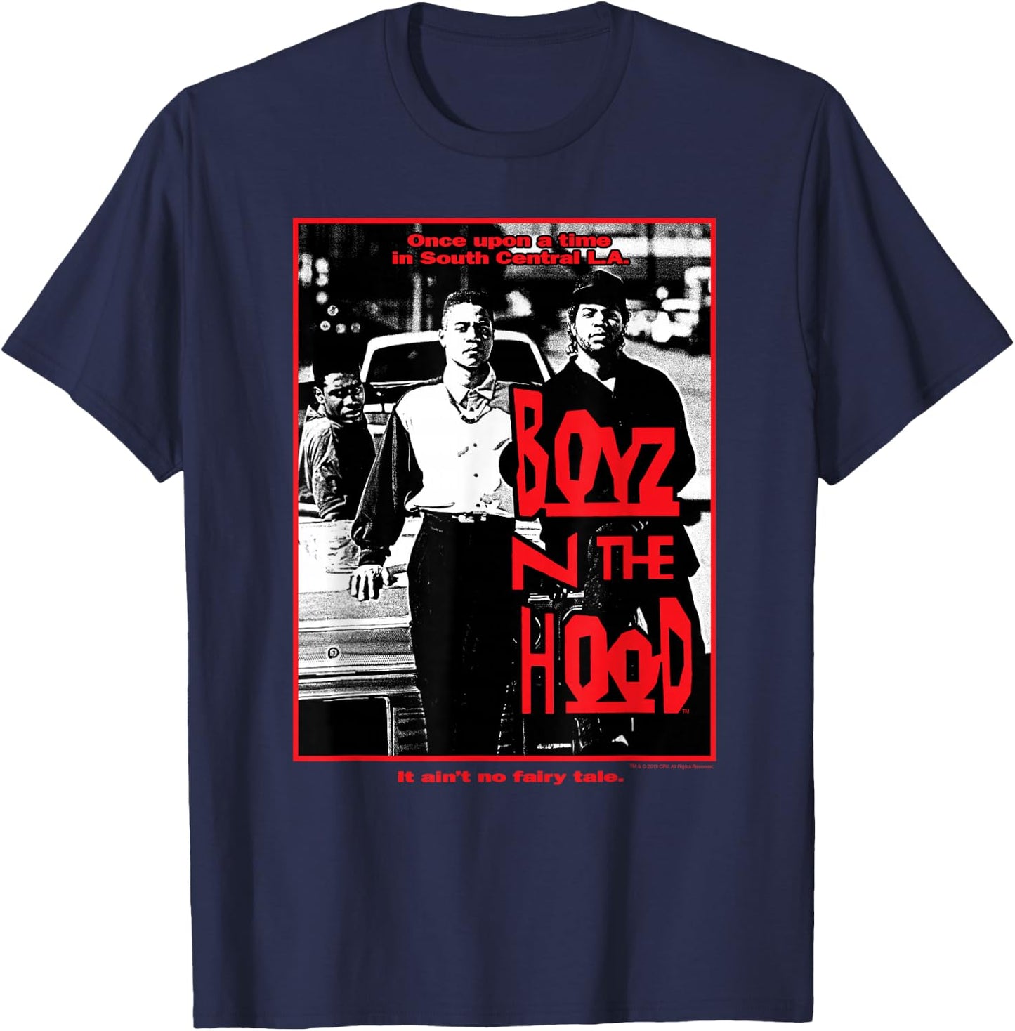 Boyz n the Hood It Ain't No Fairy Tale Short Sleeve T-Shirt - T-Shirt | Navy