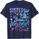 Sister of The Birthday Mermaid Matching 1St Birthday Girl T-Shirt - T-Shirt | Navy