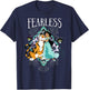 Disney Aladdin Jasmine and Rajah Fearless Small T-Shirt - T-Shirt | Navy