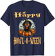 Black And Tan Coonhound Dog Whitch Hat Halloween Pumpkin Men Women Kids T-Shirt - T-Shirt | Navy
