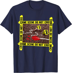 Crime Scene Shirt T-Shirt - T-Shirt | Navy