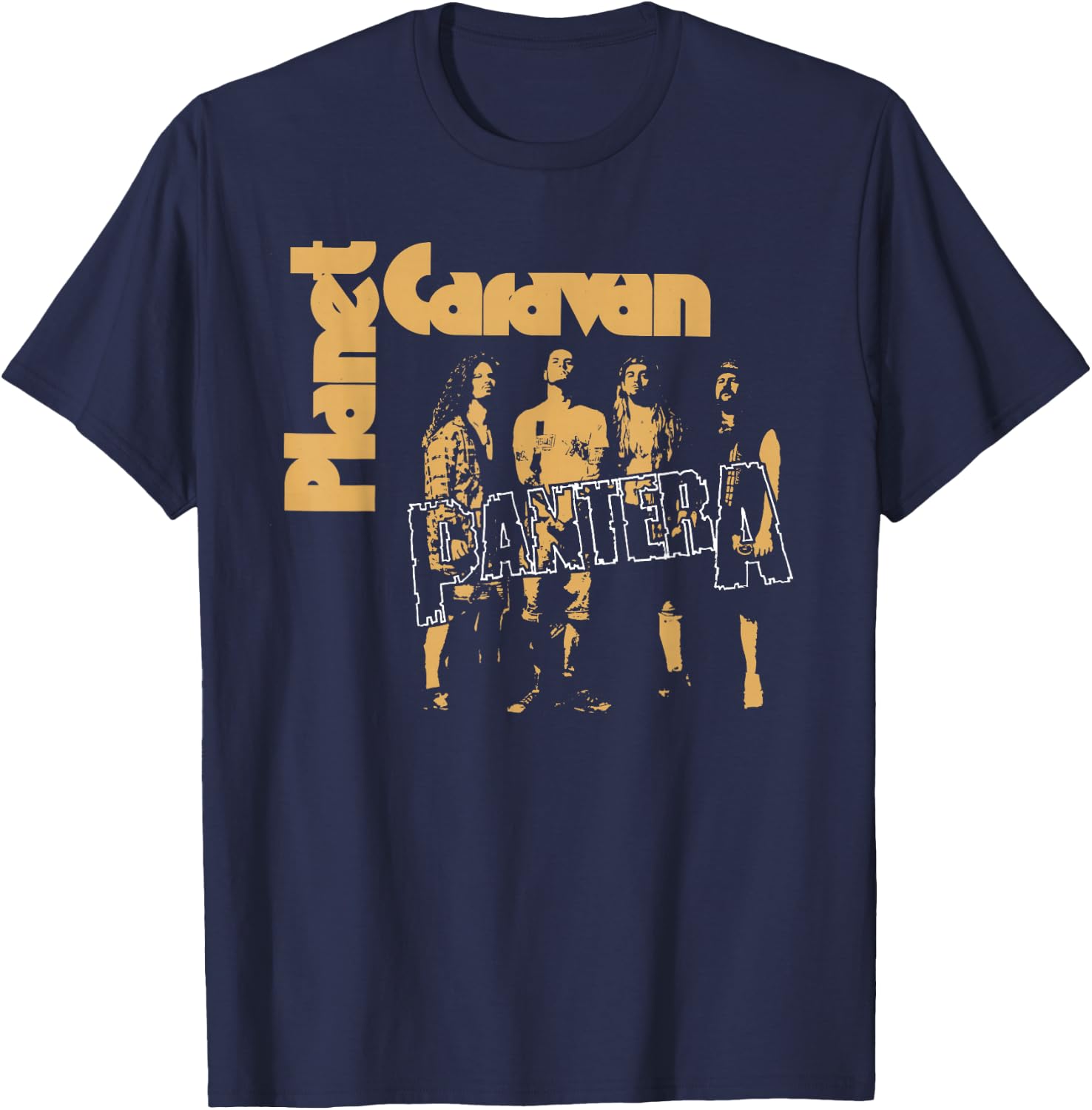 Pantera Official Planet Caravan T-Shirt - T-Shirt | Navy