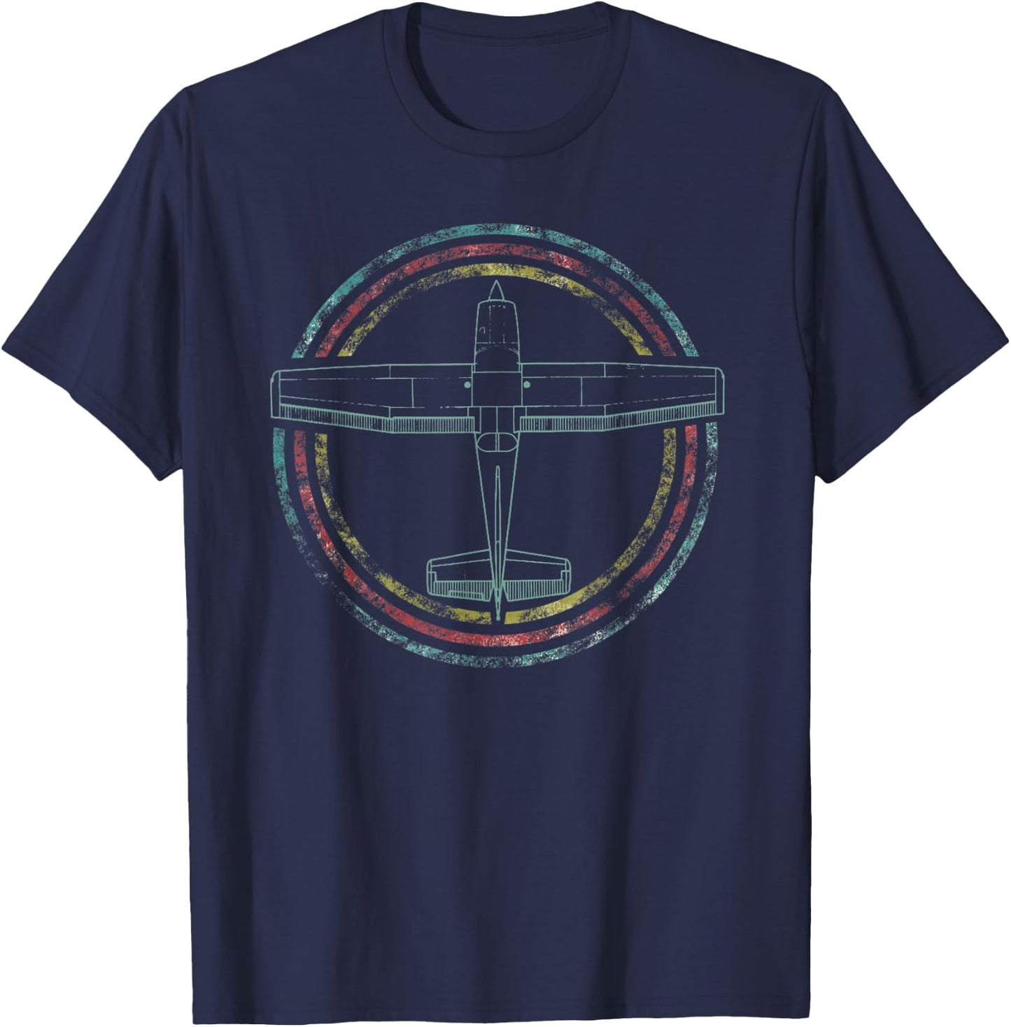 Vintage Gift Pilot T-Shirt - T-Shirt | Navy