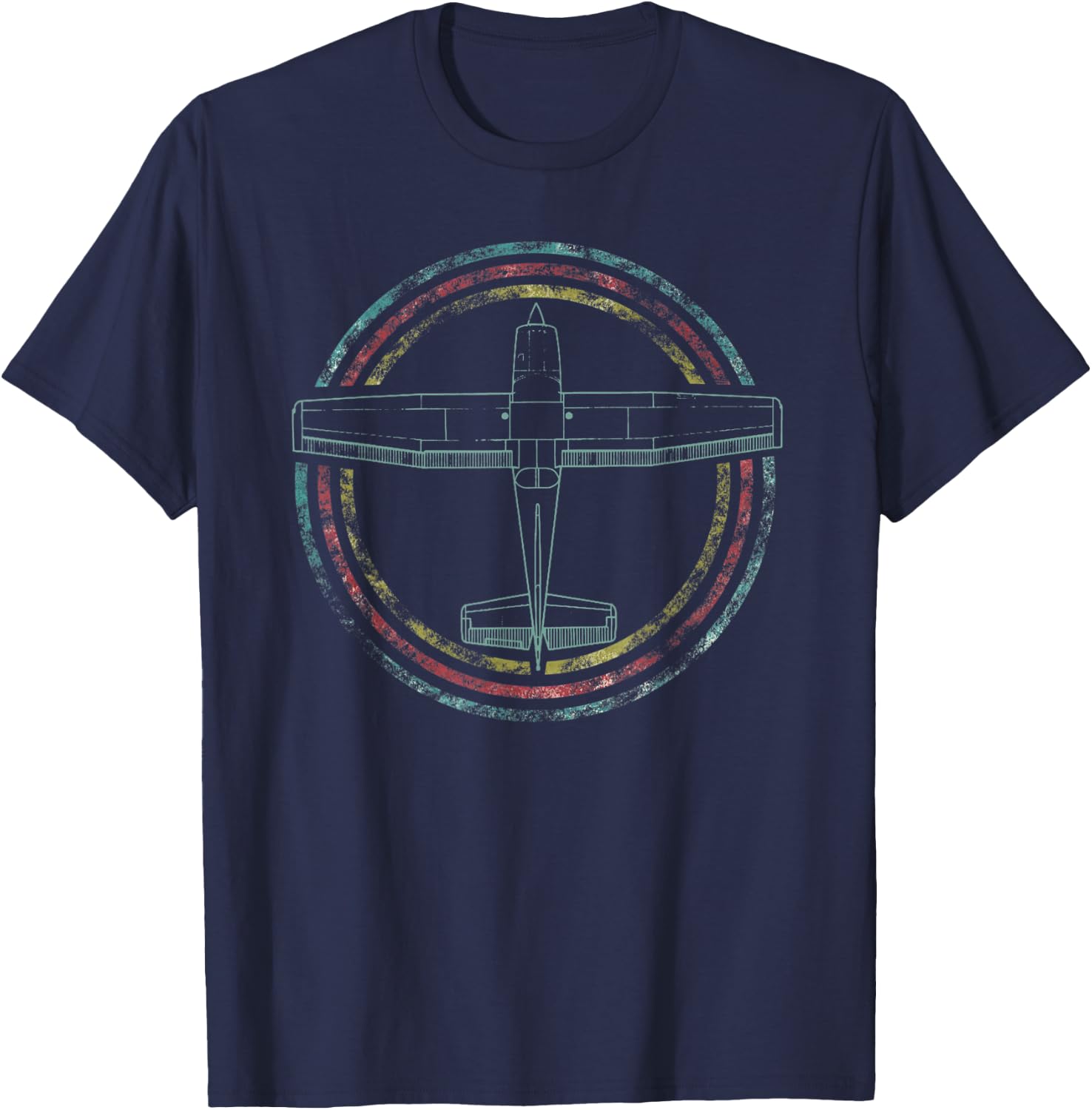 Vintage Gift Pilot T-Shirt - T-Shirt | Navy