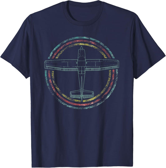 Vintage Gift Pilot T-Shirt - T-Shirt | Navy
