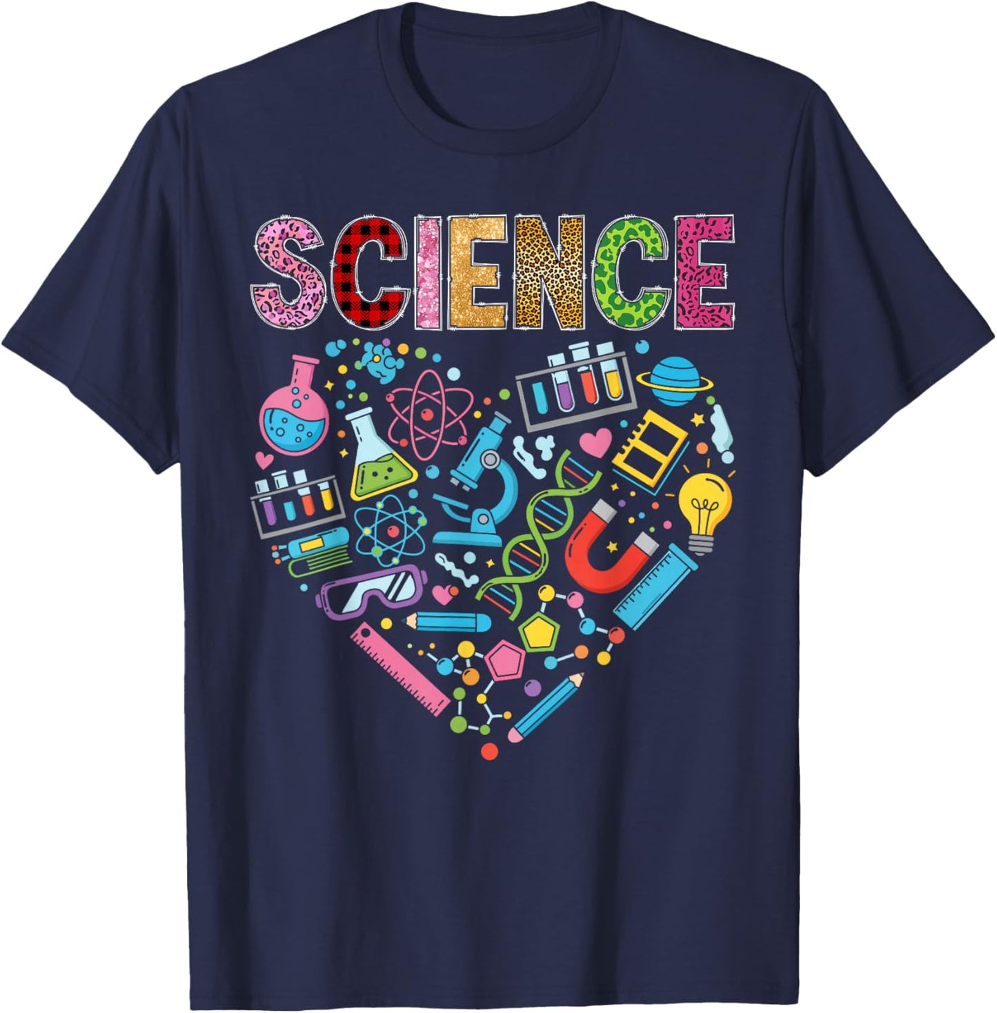 Science Teacher Periodic Table Classroom Vibes T-Shirt - T-Shirt | Navy