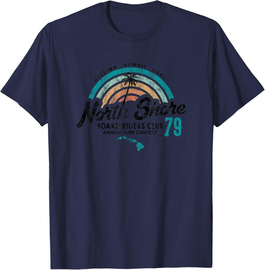 North Shore Hawaii Board Riders Club T-Shirt - T-Shirt | Navy