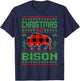Christmas And Bison Xmas Holidays Ugly Christmas Bison T-Shirt - T-Shirt | Navy