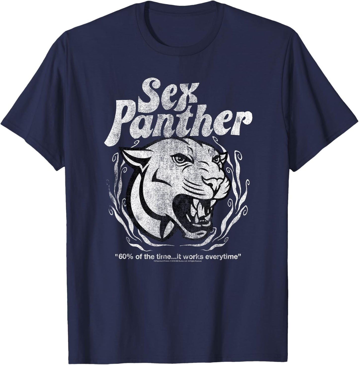 Anchorman Sex Panther T-Shirt - T-Shirt | Navy