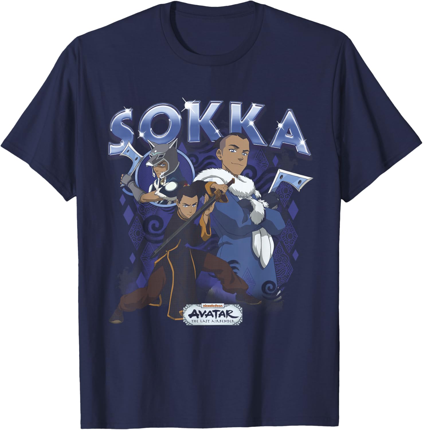 Avatar: The Last Airbender Sokka Heartthrob T-Shirt - T-Shirt | Navy