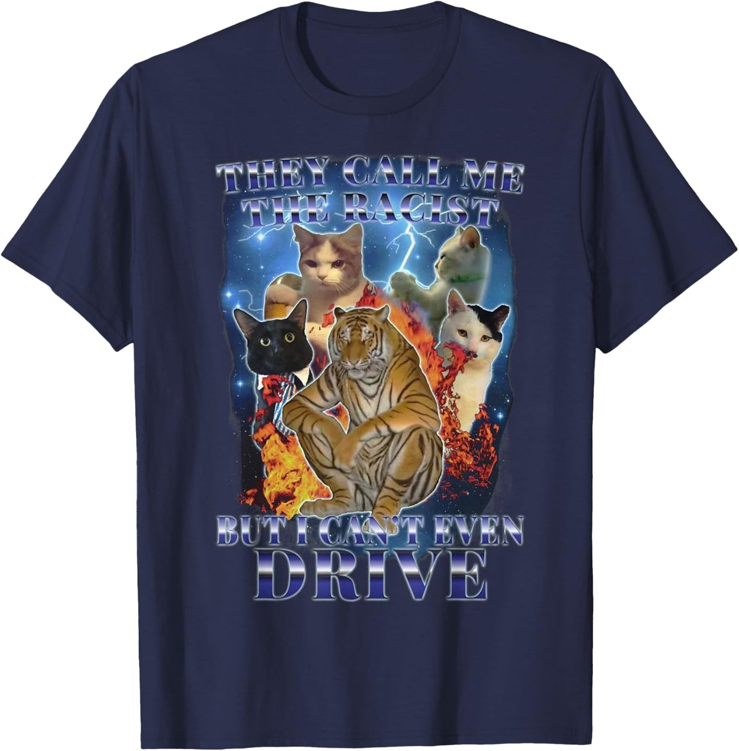 Cat T-Shirt - T-Shirt | Navy