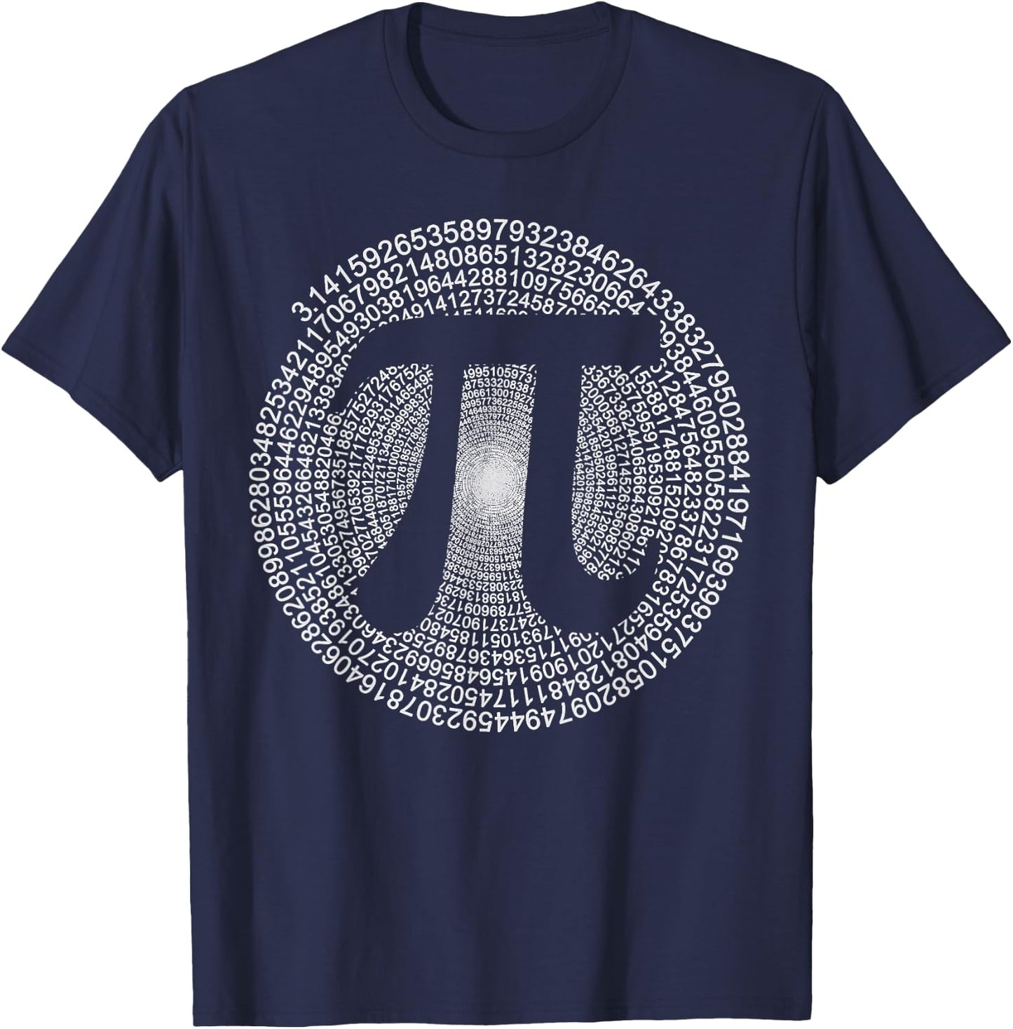 Pi 3,14 Pi Number Symbol Math Science Gift T-Shirt - T-Shirt | Navy