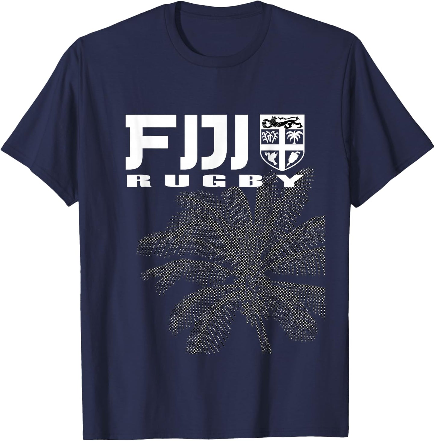 Fiji Rugby , Fijian Rugby Fan Shirt T-Shirt - T-Shirt | Navy