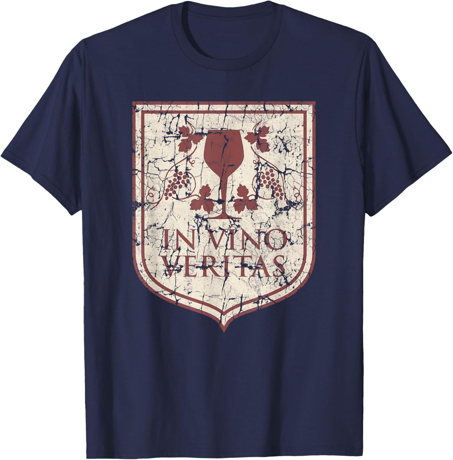 In Vino Veritas T-Shirt - T-Shirt | Navy