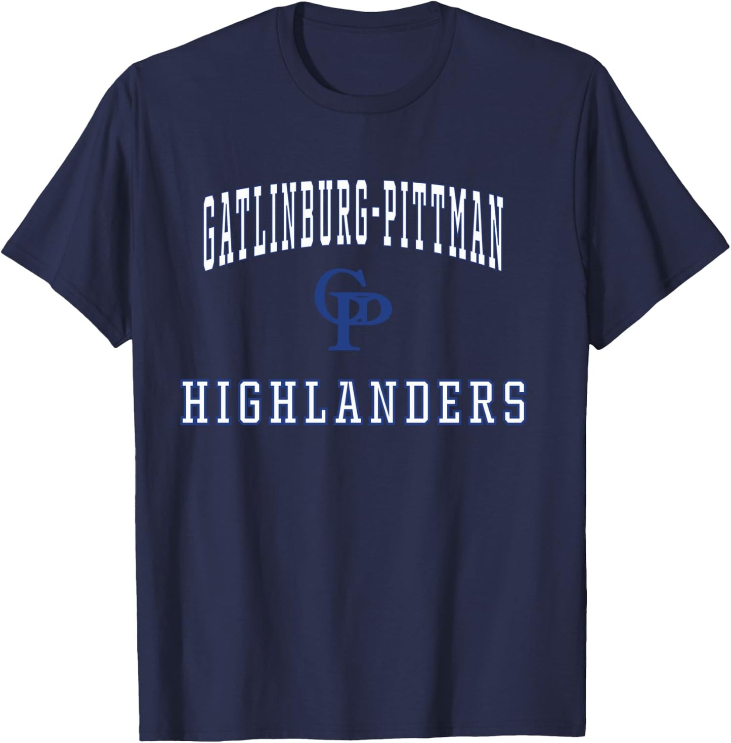 Gatlinburg-Pittman High School Highlanders LS C1 T-Shirt - T-Shirt | Navy