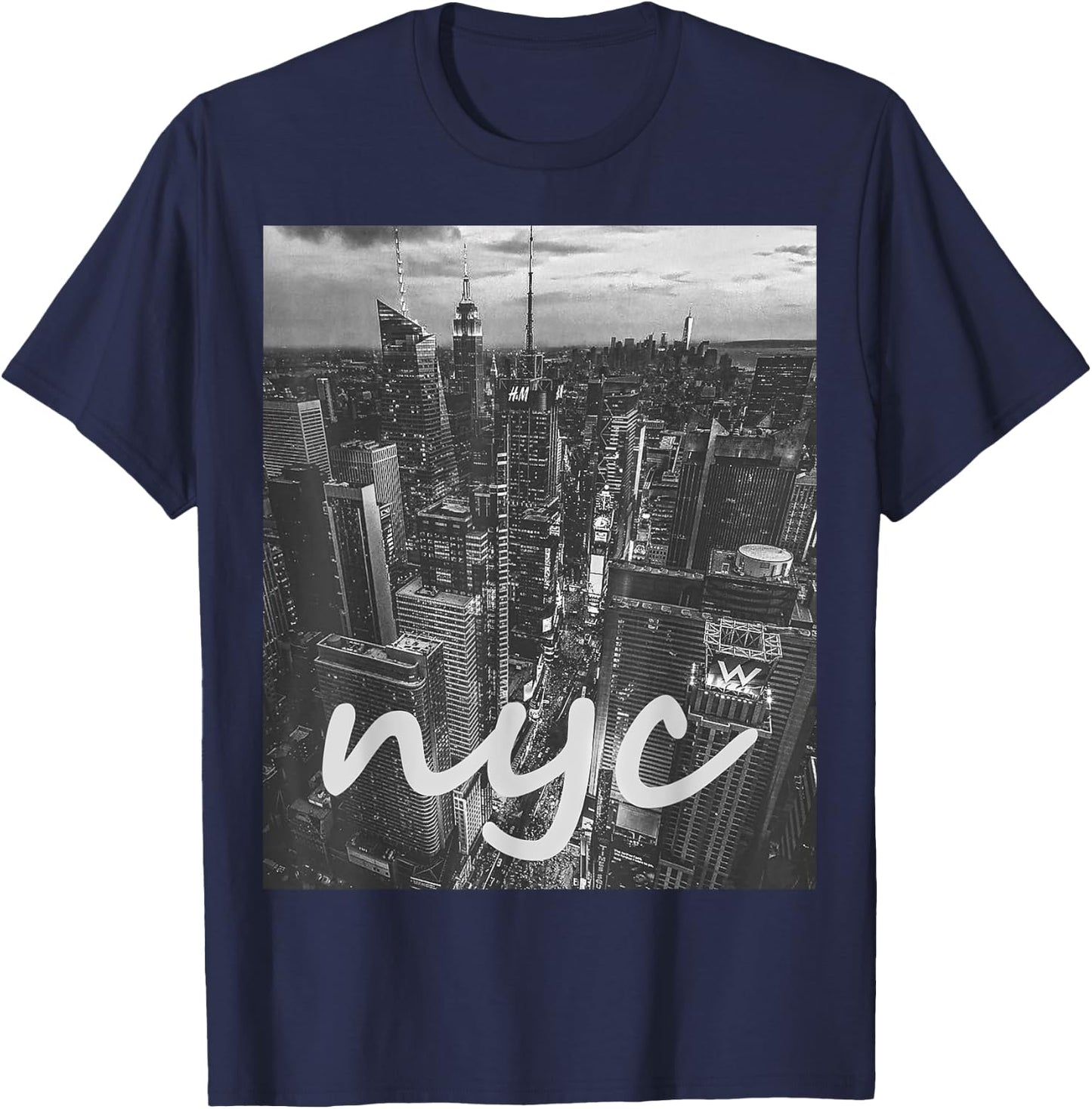 Urban New York City shirt, New York City Skyline T-Shirt - T-Shirt | Navy