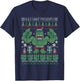 Marvel Hulk Wants Presents Holiday Sweater T-Shirt - T-Shirt | Navy
