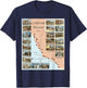 California Missions T-Shirt - T-Shirt | Navy