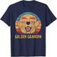 Golden Retriever Dog Grandpa Gifts Golden Grandpa T-Shirt - T-Shirt | Navy